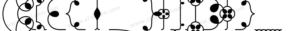 HOLE 2 cursive字体转换